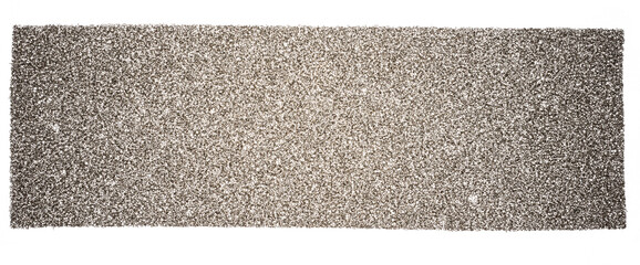 Fototapeta premium Piece of black foam rubber on isolated background