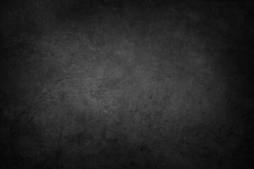 Dark grey textured concrete wall background