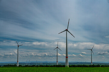 Windpark in Rheinhessen, Rheinland-Pfalz