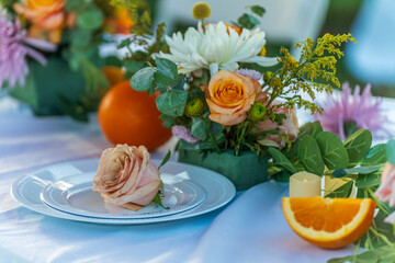 Flores para banquetes