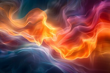 Obraz premium Vibrant, varied, backdrop with swirling patterns