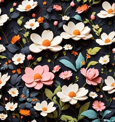 floral pattern tumbler wrap