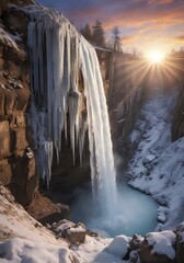 waterfall in freefall 