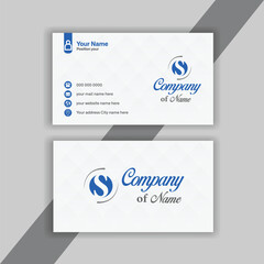 Modern, layout, Simple professional creative business card and name card, layout in square size. horizontal clean template vector design.