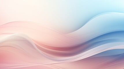 Fototapeta premium A dreamy abstract wave background in soft pastel tones, Smooth wavy shape pastel background