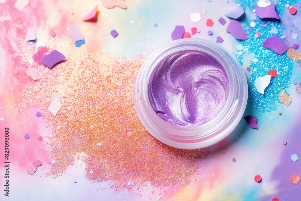 Poster a dynamic splash of pastel watercolors background, beautiful multicolor pastel color background with