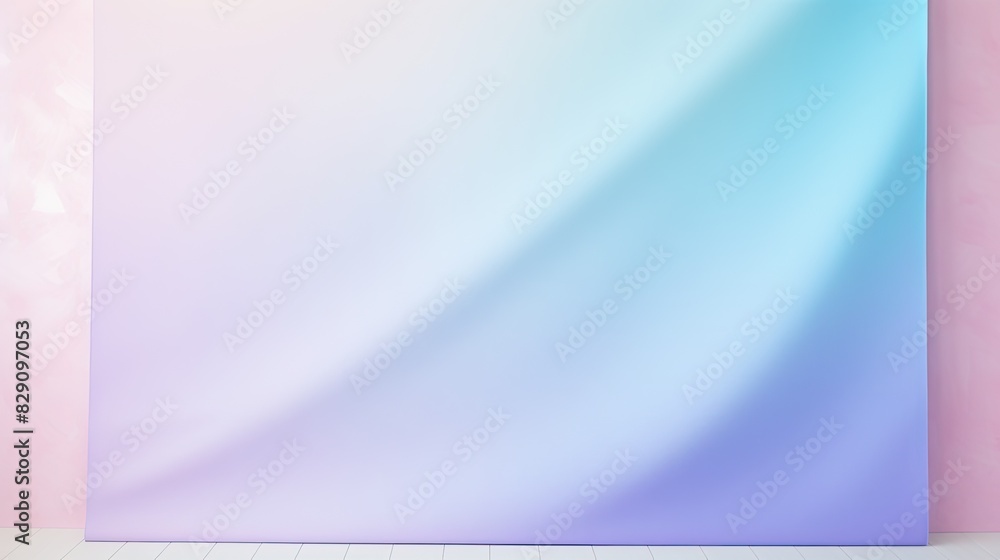 Poster a mesmerizing pastel ombre background with a gradient blur and glassmorphism effect