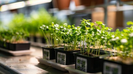 Digital Labels for Microgreen Packaging