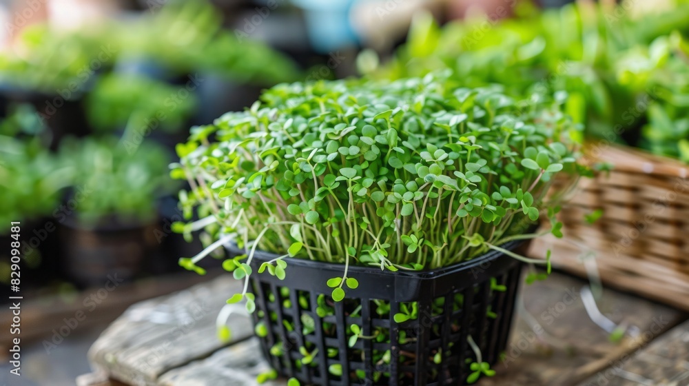 Wall mural Cross-Promotion Strategies for Microgreens