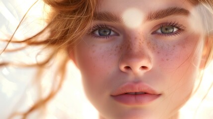 Fototapeta premium Beauty portrait of a beautiful woman