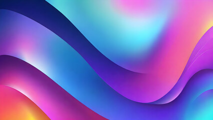 Gradient mesh abstract background. Futuristic holographic