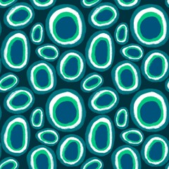 Summer print ethnic seamless magic eyes pattern for wrapping paper and fabrics