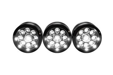 Modern LED Headlight Design Isolated on Transparent Background
