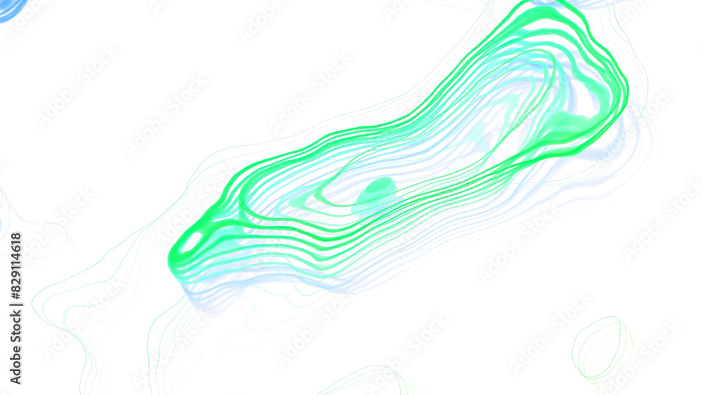 Poster abstract colorful paint swirls, fluid art. motion. transforming lined stains flow into each other an