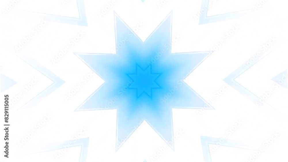 Poster abstract colorful kaleidoscope background with moving and pulsating star shapes. design. hypnotic ka