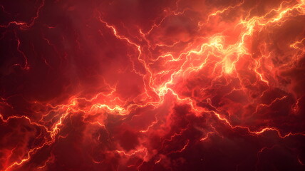 abstract red lightning cloud background