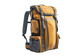 Versatile Multi-Functional Backpack Isolated on Transparent Background