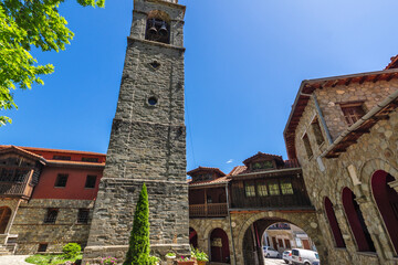 Sprring view of village of Metsovo, Epirus Region, Greece