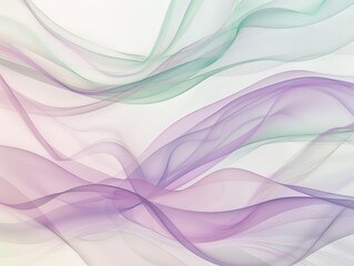 Flowing pastel abstract waves