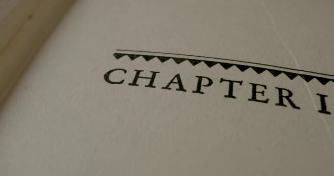 Book Text Macro Chapter One Pan Right All Quiet On The Western Front