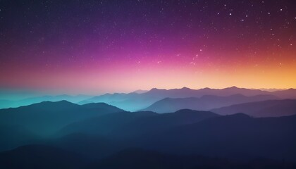 Blurred gradient background with stars and beautiful colours environment