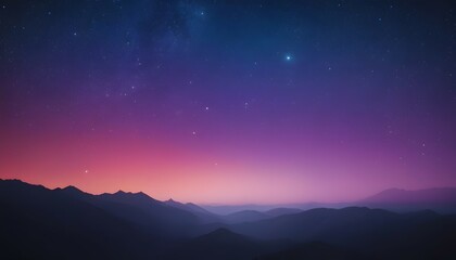 Fototapeta premium Blurred gradient background with stars and beautiful colours environment