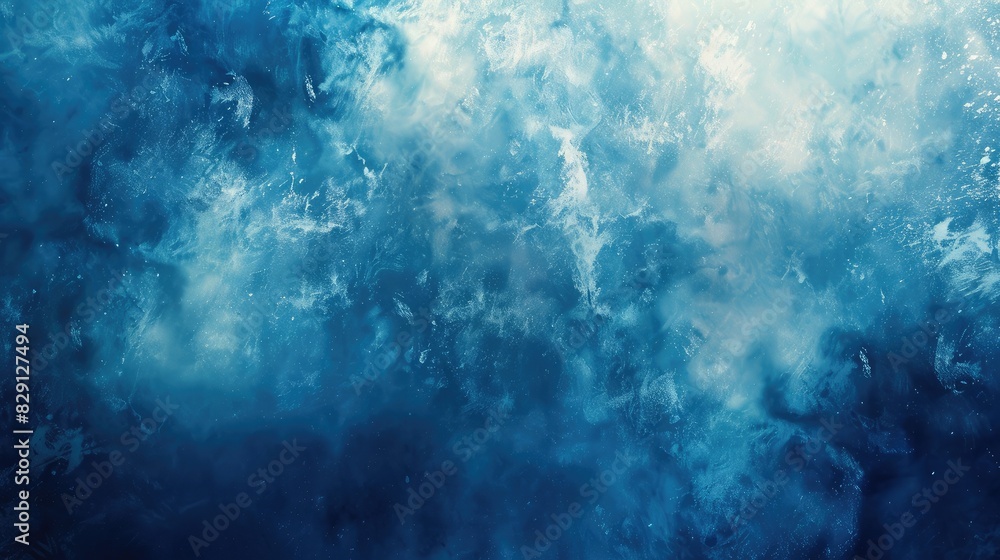 Poster abstract blue background with delicate textures and soft gradient lighting
