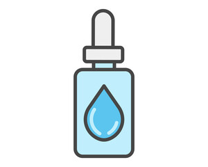 Vector color icons of beauty, cosmetics and care. Bottle, jar, shower gel, face cream, body lotion, spray, ointment, paste.