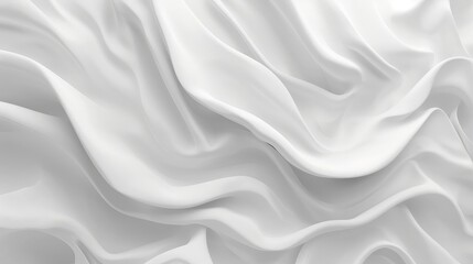 Abstract white background with smooth, flowing textures and gradient transitions