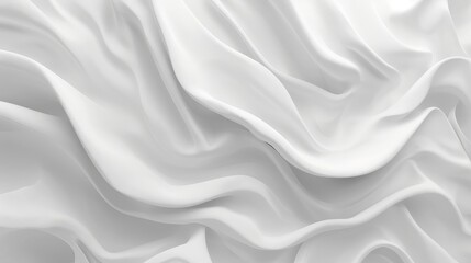 Fototapeta premium Abstract white background with smooth, flowing textures and gradient transitions