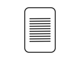 Icon depicting documents, suitable for web and mobile applications, isolated for use in graphic and design. Illustration a vector