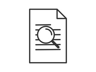 Illustration a vector icon depicting documents, suitable for web and mobile applications, isolated for use in graphic and design.