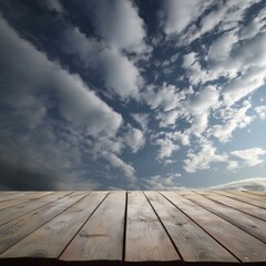 Majestic Mountain Sky with Sun and Clouds
