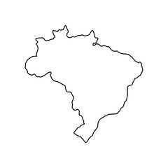 Brazil Outline Map