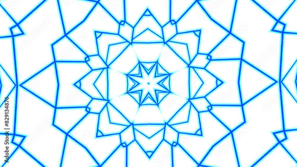 Poster abstract background with schematic mandala effect. design. geometric lined pattern with fractal shap