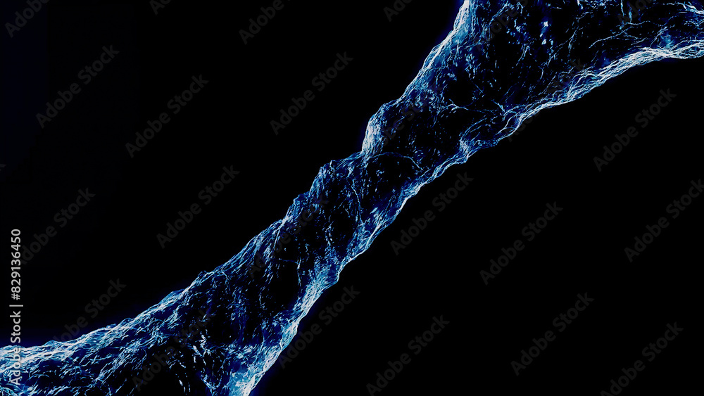 Poster abstract energy flow in a form of diagonal tornado. animation. colorful translucent energy vortex on