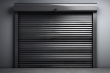 Hangar for Repair Service with Metal Roll Up Shutters