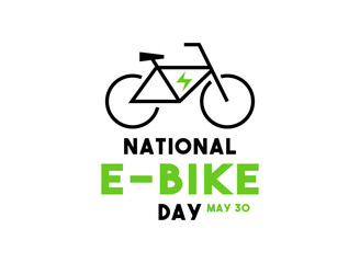 National E-Bike Day. May 30.