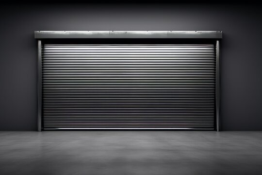 Hangar for Repair Service with Metal Roll Up Shutters