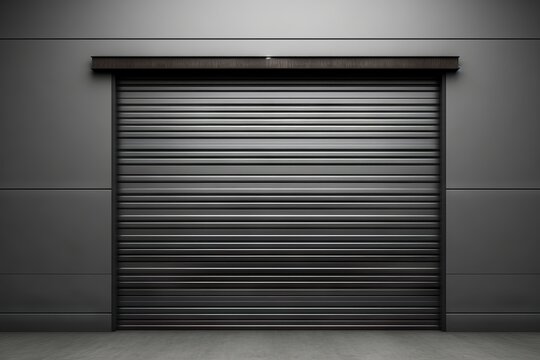 Hangar for Repair Service with Metal Roll Up Shutters