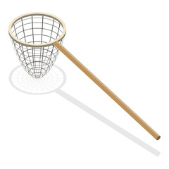 3D Isometric Flat Vector Set of Wild Animal and Insect Traps, Hunting and Trapping. Item 6