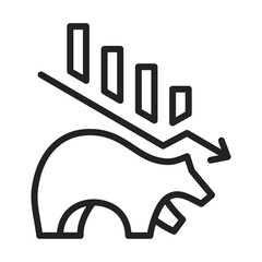 Bear Market Icon