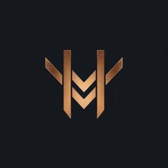 Obraz premium premium logo font minialistic brand values transparency compassion on black background