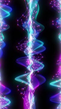 Colorful party VJ abstract backgrounds loop in 4K resolution