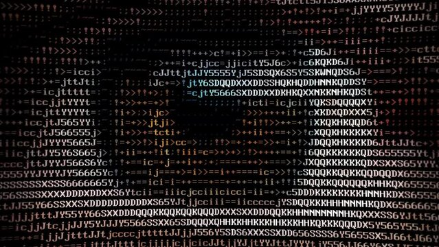 Eye Pupil biometric scan Identity stealth hacker background 4K resolution