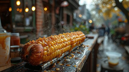 Café Culture: A Corn Dog Takes its Place Amongst the Bustle of National Corn Dog Day