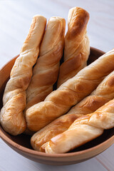 美味しそう皿の上のパン