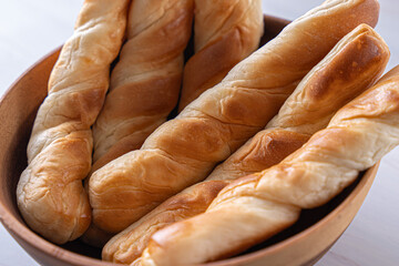 美味しそう皿の上のパン