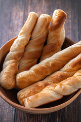 美味しそう皿の上のパン