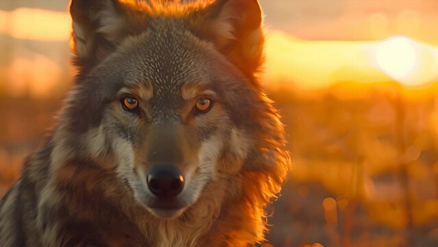 a wolf in the wilderness,generative ai